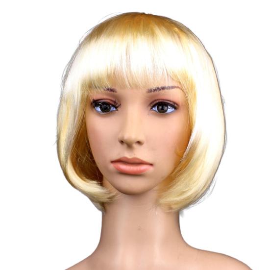 Women Wig Windproof Inner Mesh Adjustable Beauty Front Head Light Weight Wig for