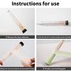 2/1 Roll PU Sponge Tennis Badmintion Racket Overgrip Shock-absorbing Film + 2/1 Roll Base Film Handle Membrane Damping Grip Skin