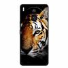 For  Iphon 14 Luxury Phone Case Apple Iphone14 Pro Pro Max Plus Black TPU Soft Cover Silicone Shield Animal Lions Tiger Bunper