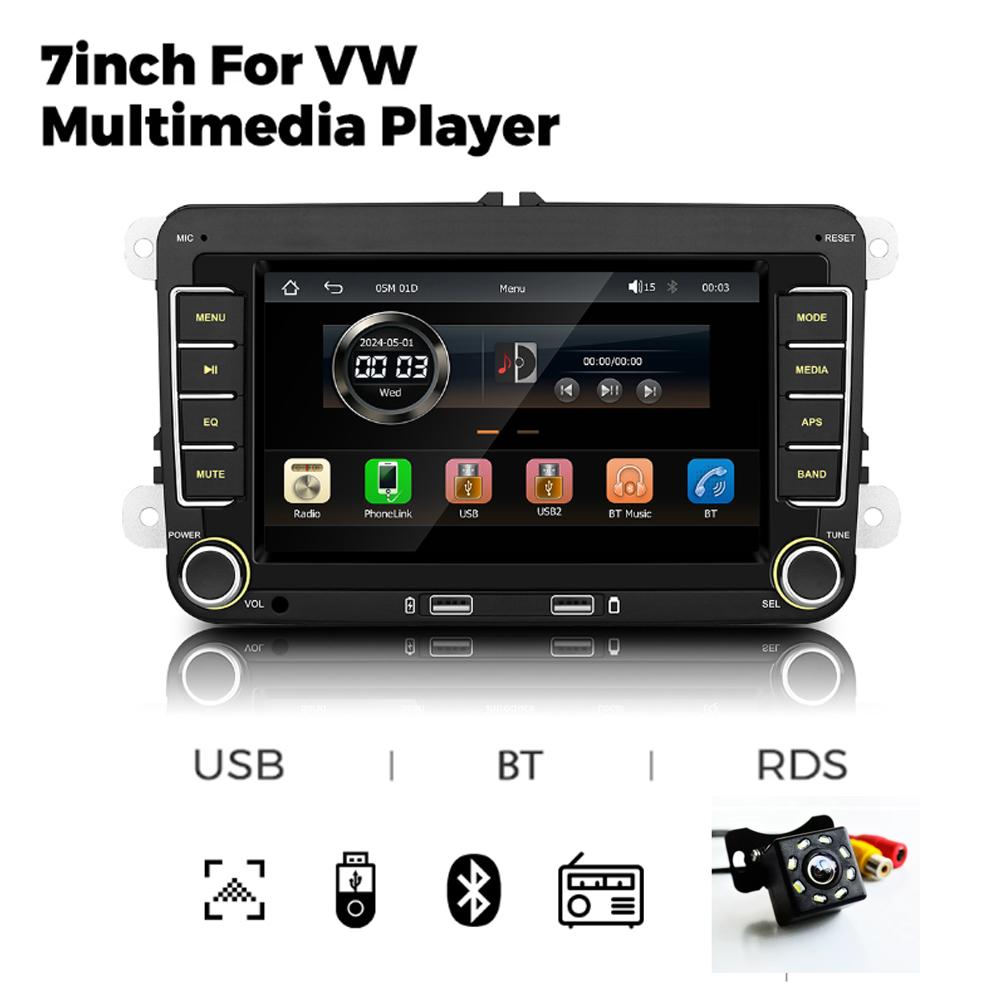 

Автомагнитола Carplay Android Auto для Volkswagen Golf 5 6 Polo Passat B6 B7 CC Skoda Jetta Универсальная Мультимедиа для Carplay Auto S