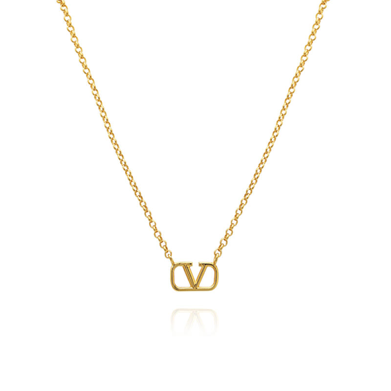 Valentino Garavani Necklace Garavani V Logo 5Y2J0N96 MET CS4