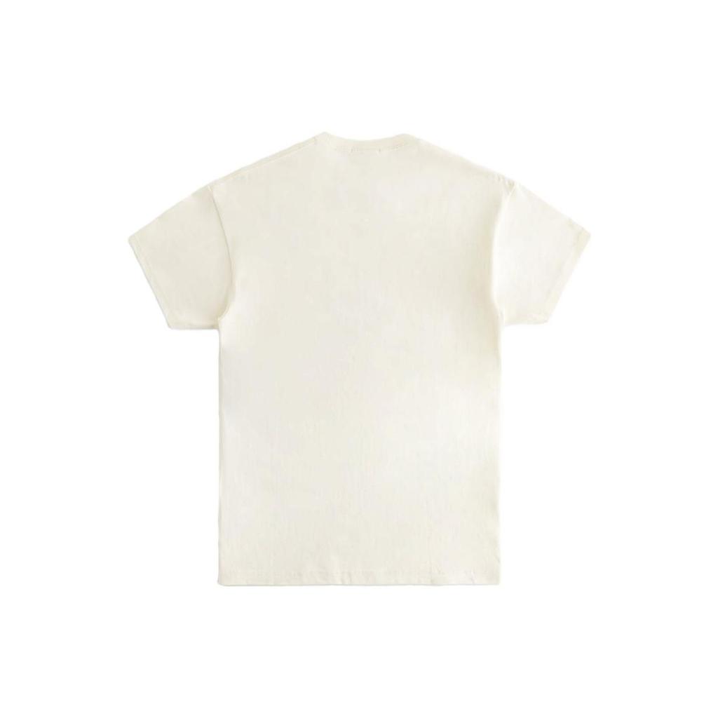 Kith Treats Cider Series Cartoon Letter Pattern Apple Cider Round Neck Loose Short Sleeve T-Shirt Women Tops Off-White Kht030098-104