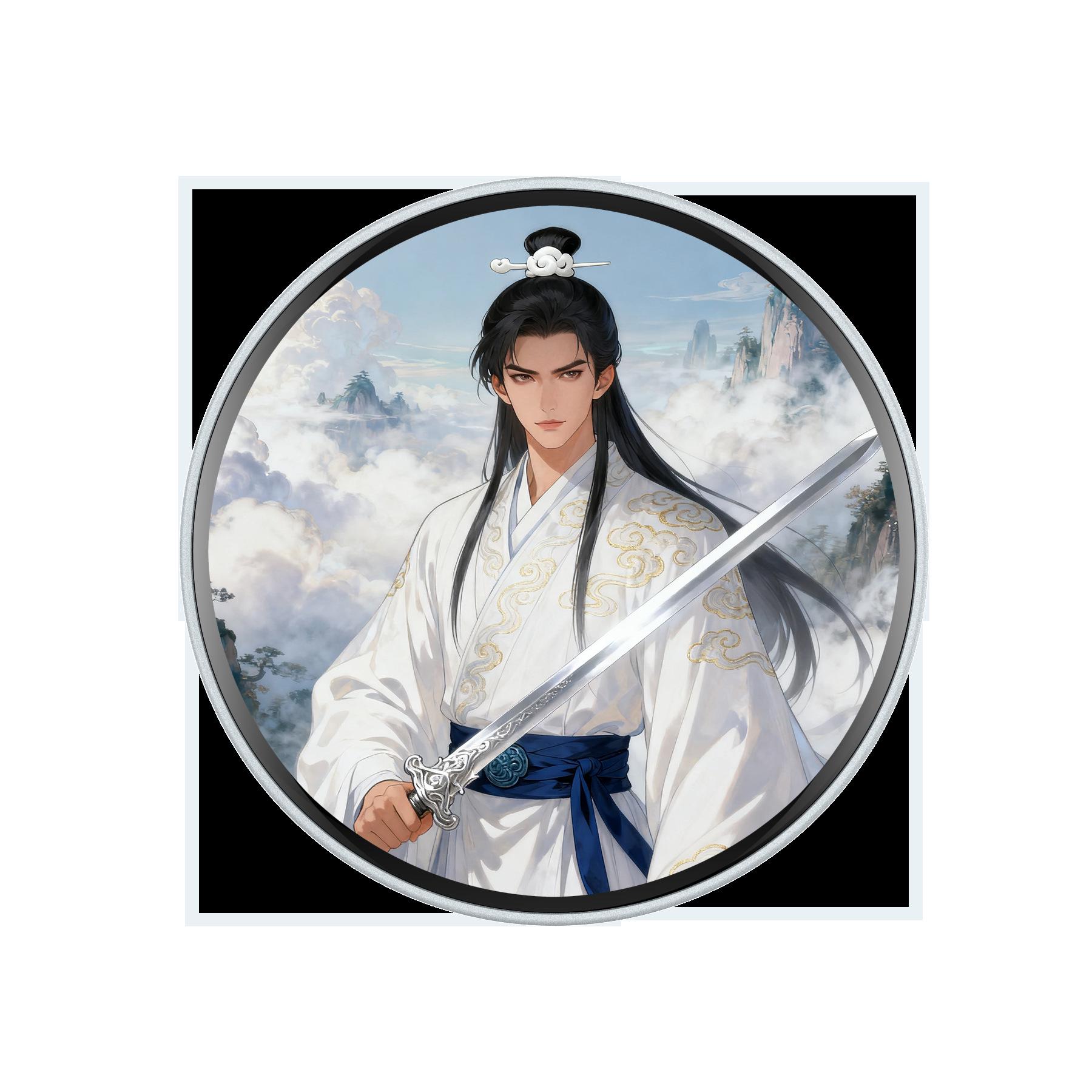 Bluetooth Anime Display Badge with Touch Screen & Wireless Connectivity серый