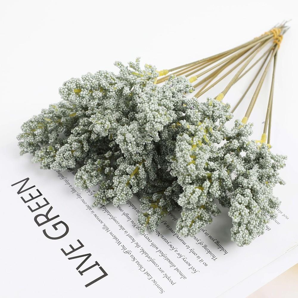 Multi-purpose Artificial Flowers Plastic Wheat Bouquet High Quality Fake Plants  Home Decoration