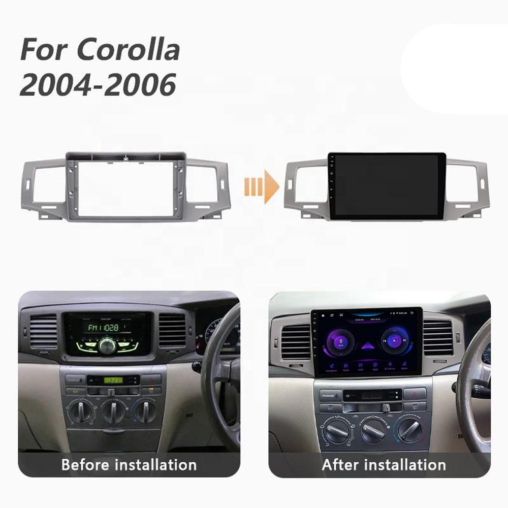 TOYOUSONIC 2 Din Android13 For TOYOTA Corolla 2004-2006 Car Radio Multimedia Player GPS Navigation Autoradio Carplay Head Unit