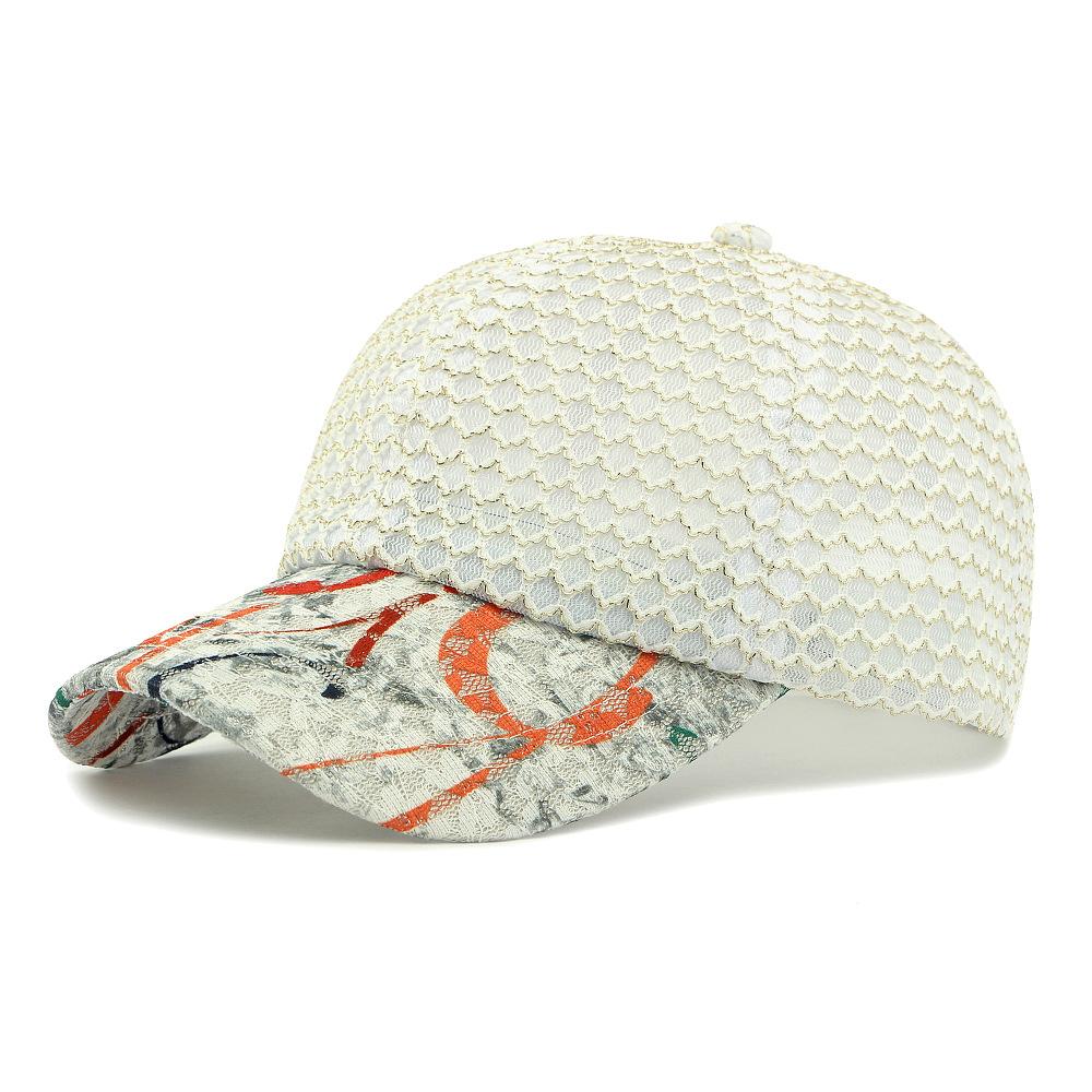 Women's Summer Sunscreen Cap Mesh Breathable Net Cap Baseball Cap