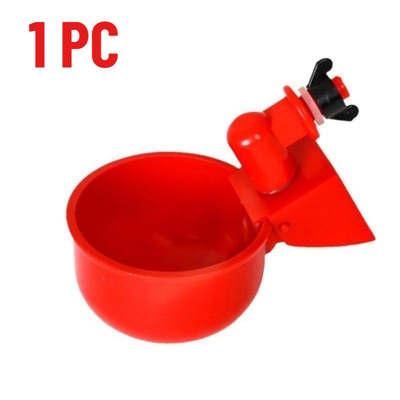5/50 PEZZI Tazza per bere il pollo Bevitore automatico Mangiatoia per polli Mangiatoia per l'acqua Ciotola per bere Mangiatoia per l'acqua per pulcini Anatra Oca Quaglia