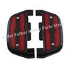 Motorcycle Accessory LED Light Rear Foot Rests Passenger Footboard Floorboard Covers For Harley Davidson Touring Glide Trike