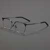 Ultra-Light Frameless Titanium Eyebrow Glasses: Stylish, Durable, and Comfortable.
