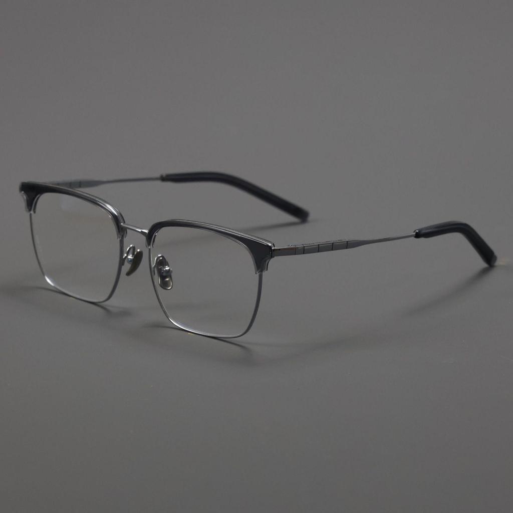 Ultra-Light Frameless Titanium Eyebrow Glasses: Stylish, Durable, and Comfortable.