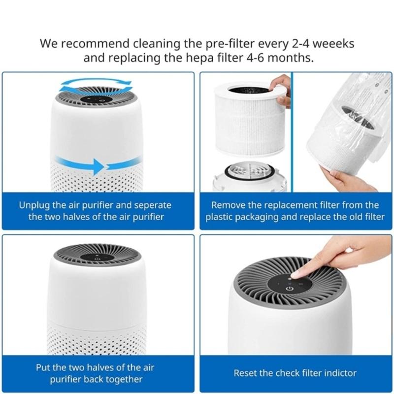 Miniature Filter with Aromas Pads for Core Air Purifiers Aromatherapys Spacer Air Cleaner Replacement Accessories