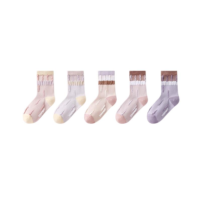 YEEHOO Children's Antibacterial Mid-Calf Socks