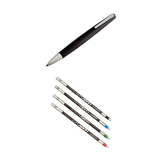 LAMY 4 Color Ballpoint Pen, Oil-Based, 2000 L401, Multi-Color, Refills Black, Blue, Green, Red, Set of 4