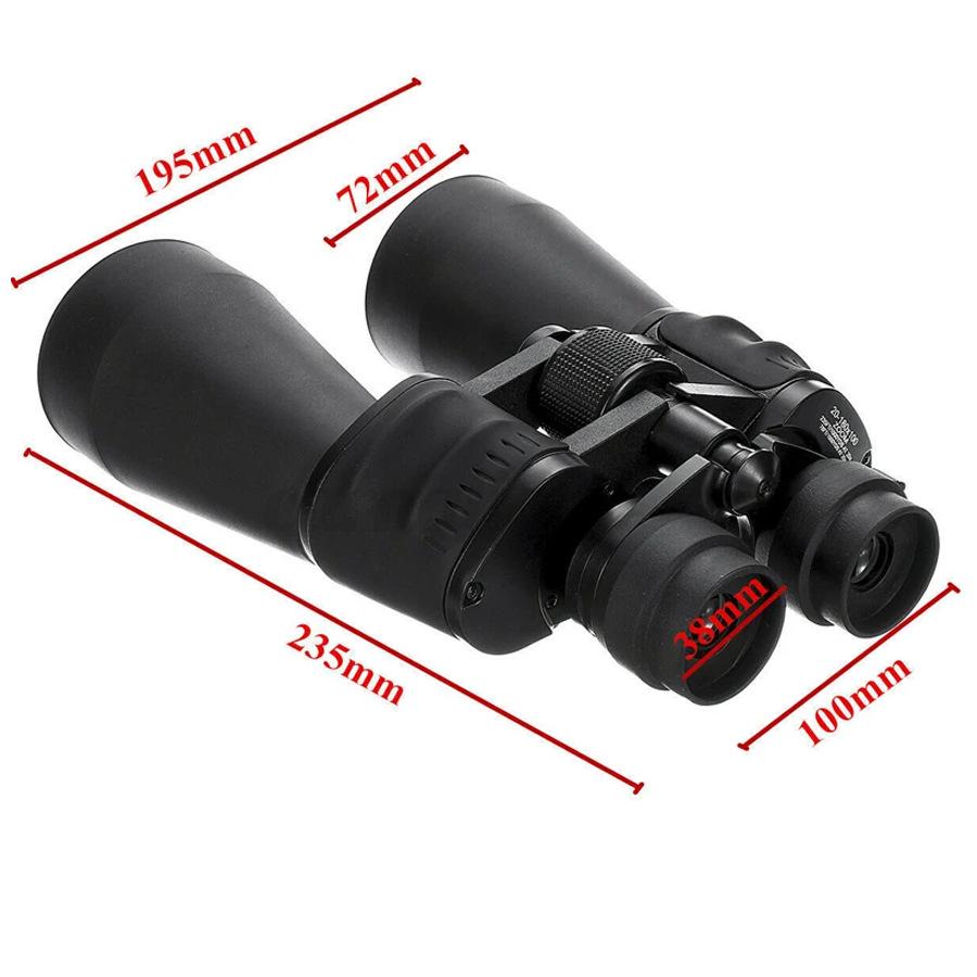 High-Power 20-180x100 HD Night Vision Binoculars with Variable Magnification for Birdwatching & Outdoor Use
