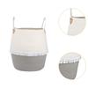 Laundry Basket Baby Toy Hamper Laundry Hamper Blanket Basket Woven Storage Basket for Living Room Bathroom Dorm Clothes Bedroom