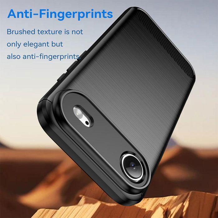 Coque de Protection - BOOLING - iPhone Air - Effet Carbone - Antichoc - Anti-Rayures