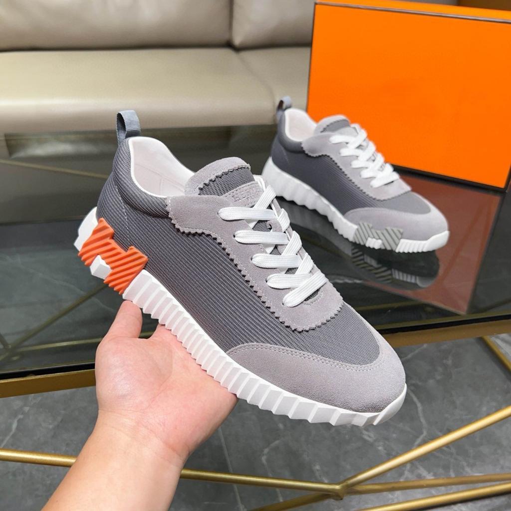 H Herrenschuhe Leder Dicksohlig Stoßdämpfend Laufschuhe Freizeit Kleine Weiße Schuhe Sportschuhe