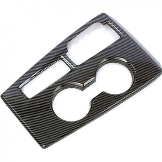 Carbon Fiber Pattern Gear Panel Cover Shift Trim for Honda Civic 11th -