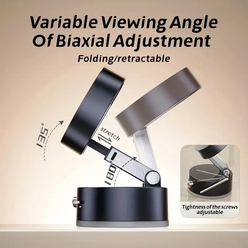Verstellbare Vakuum-Saugnapf-Magnet-Handyhalterung Fauler Multifunktionaler Faltbarer Aufbewahrungshalter Vakuum-Saugnapf-Handyhalterung