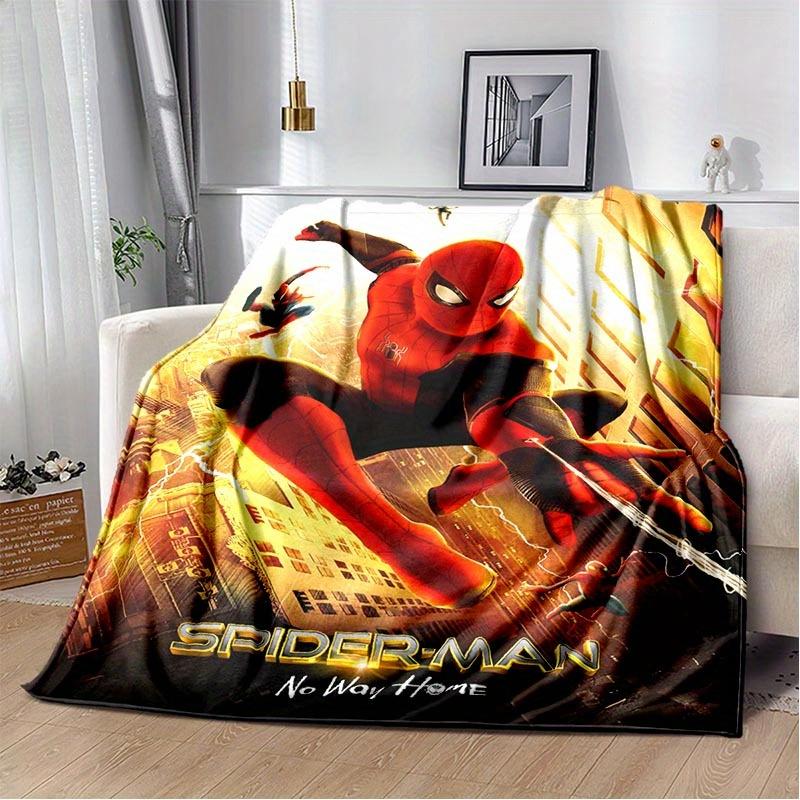 1pc Spider-Man Printing Blanket - Soft, All-Season Throw for Living Room, Bedroom,Personalized Gift with Adorable Cartoon Design
