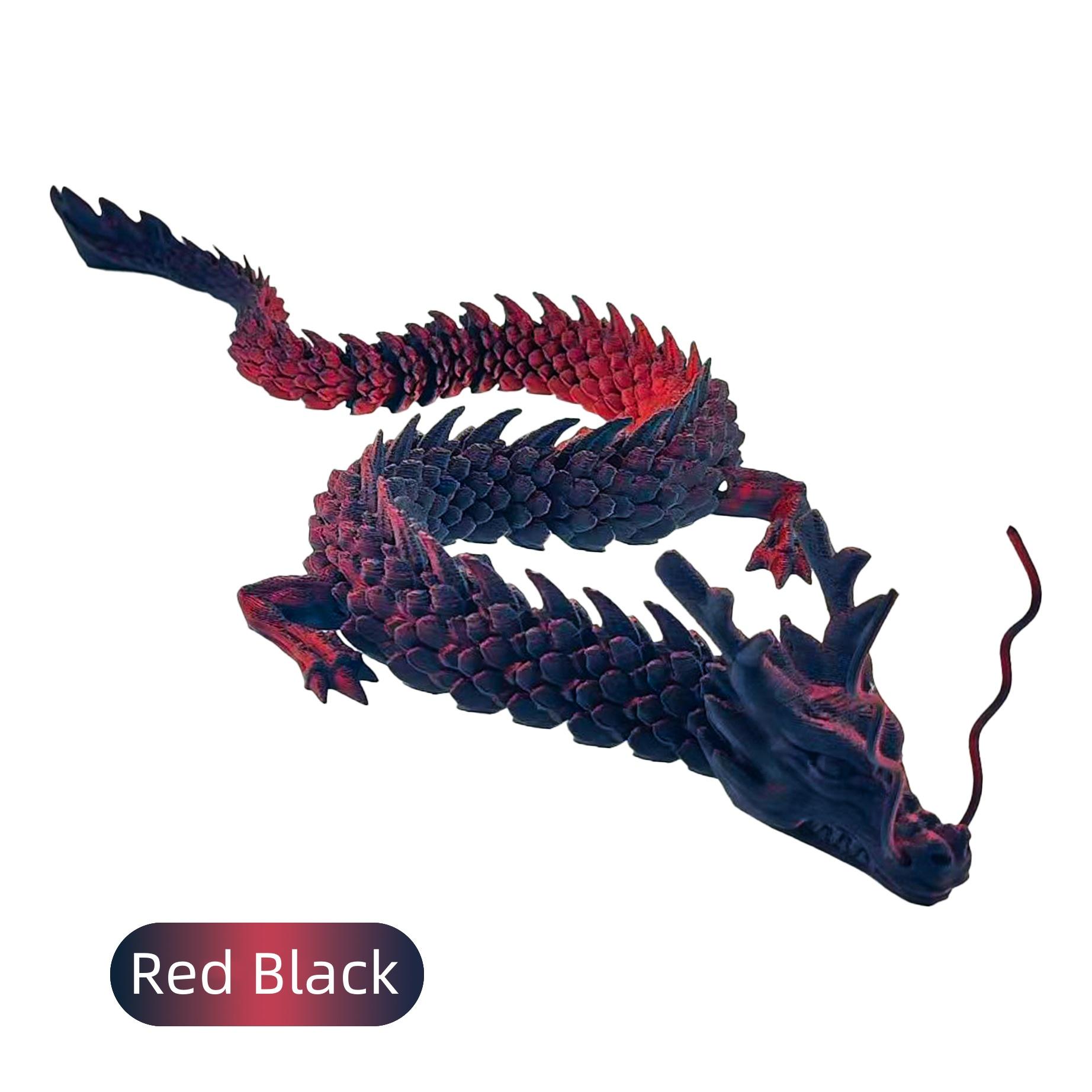 

Креативное украшение для дома 3D печать божественный дракон гибкая модель украшения ручная работа модель украшения популярный подарок