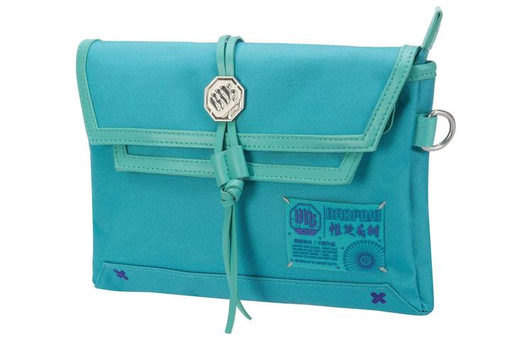 Li Ning Badfive Pu Shoulder Bag, Crossbody Bag Unisex Teal Waves ABDR500-1