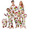 Juletrykk Søt familiesett Pyjamas, hjemmeklær, familiesett med lange armer toppbukser