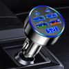 100W 6 Ports USB C Car Phone Charger Adapter 4USB 2PD Cigarette Lighter Adapter Car Charger Adapter for Cell Phones Tablets