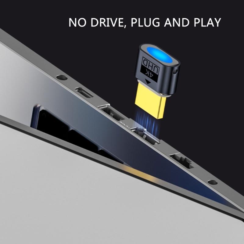 Metall HDTV Dummy-Stecker, High Definition Video-Emulatoren Headless Display-Adapter für verbesserte Anzeige 4K-Anzeige