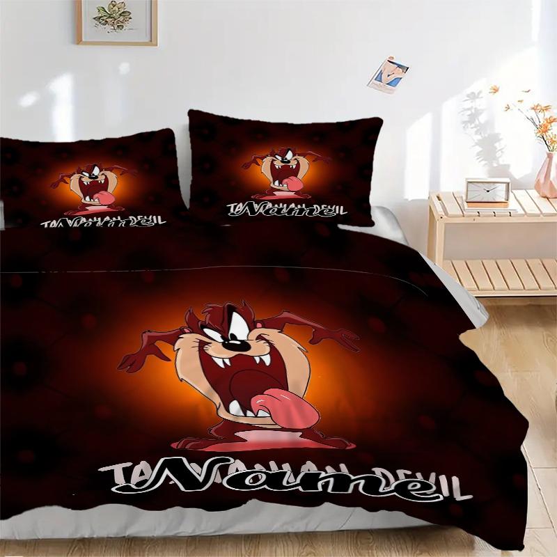Custom Textile Thunder Cat Bedding 3 Piece Set HD Print Duvet Cover Pillowcases for Teens Adult Bedroom Decoration