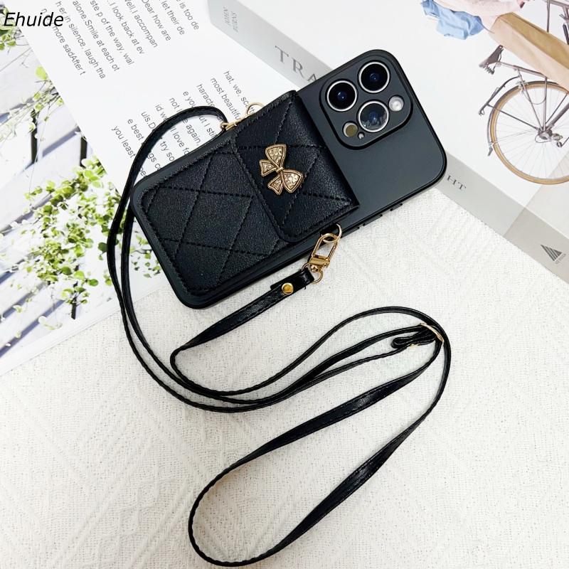 

Butterfly Wallet Strap Case For Xiaomi Redmi Note 15 14 Pro Plus 13 14S 14C 13C 15C 15T Card Holder Crossbody Cord Lanyard Cover Redmi Note 14 4G