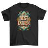 Best Father Shield T-Shirt Mens Womens Tees Top: Dad's Armor of Love - 100% Superhero Cotton, Funny U