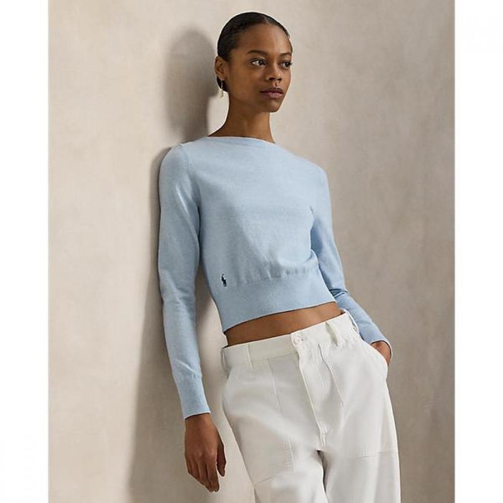 Polo Ralph Lauren Women S Cotton Blend Boatneck Sweater wmpoSwenc021532400 M 18132₽