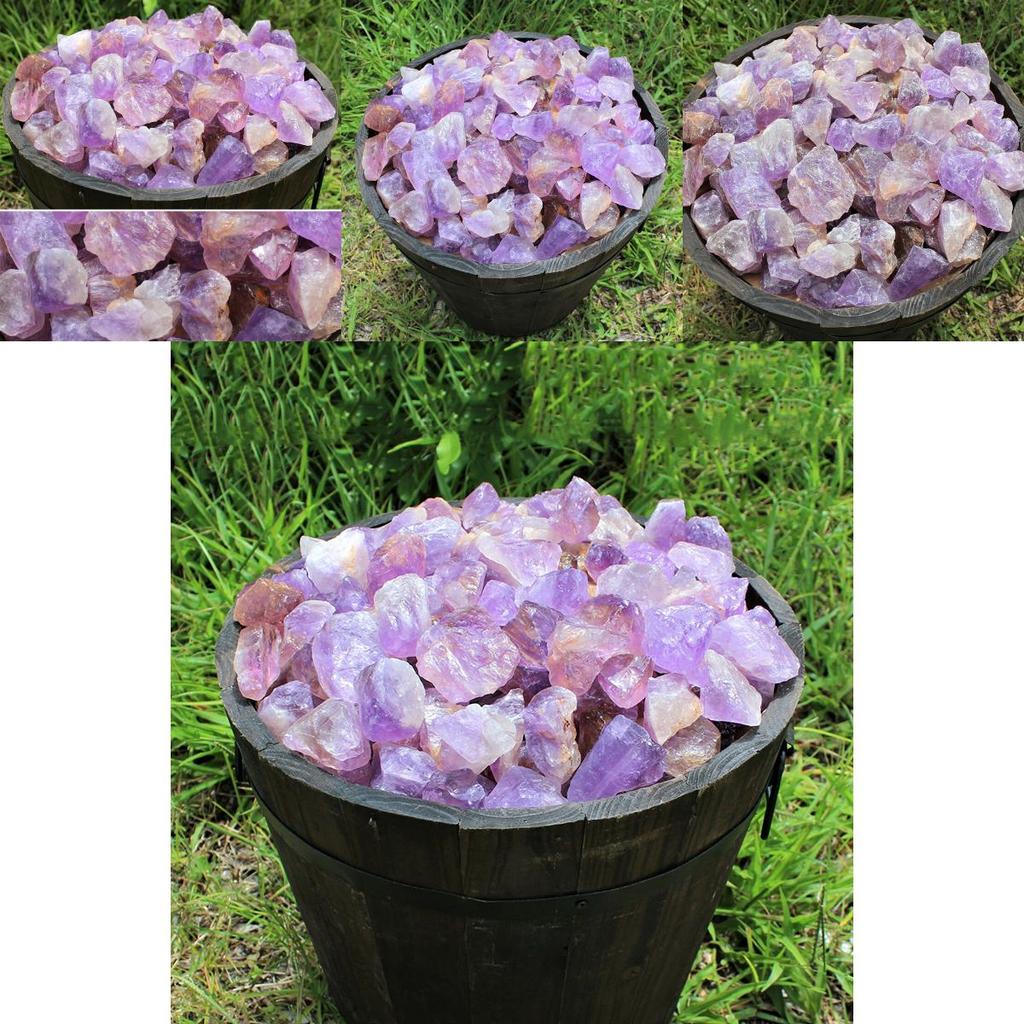 Natural Rough 100g Amethyst Gravel Stone Quartz Crystal Gemstone Decor Home