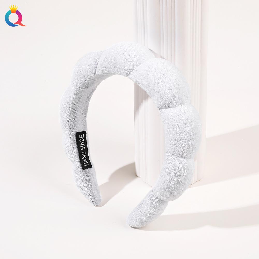 Fluffy Sponge Headband High Cranial Top Spa Headband Headband Headpiece
