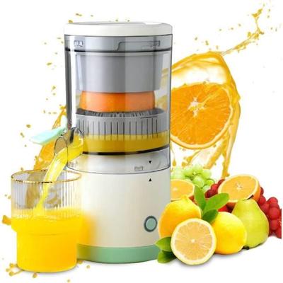 Electric Citrus Juicer - Portable Multifunction - 360° Rotation - USB Wireless - White