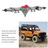 CNC Machined Metal RC Car Rear   Axle Set for   SCX10 1Celsius10 RC Crawler Car Parts
