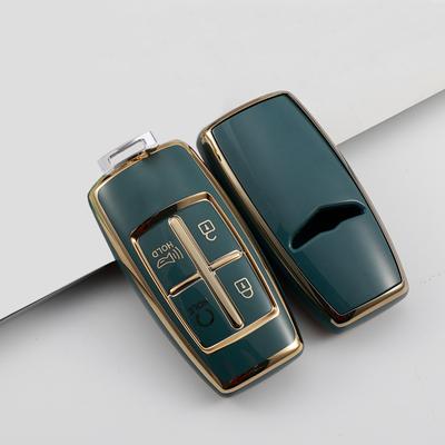 עבור יונדאי ג'נסיס G80 GV70 GV80 2019 2020 2021 2022 כיסוי TPU למפתח רכב נרתיק מחזיק מפתח שלט רחוק אביזרי רכב מחזיק מפתחות אוטומטי
