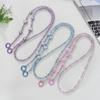 Crossbody Long  Beaded Mobile Phone Hanging Chain Phone Case Lanyard Anti-Loss Rope With Clip Bag Pendants For Iphone