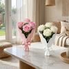 European Style Bouquet Shaped Vase Decorative Bow Vase Desktop Ornament For Living Room