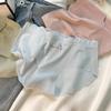 Summer Ice Silk Underwear Women's Middle Waist I Leave No Trace Breathable Soft Thin Skin Friendly Triangle Panties