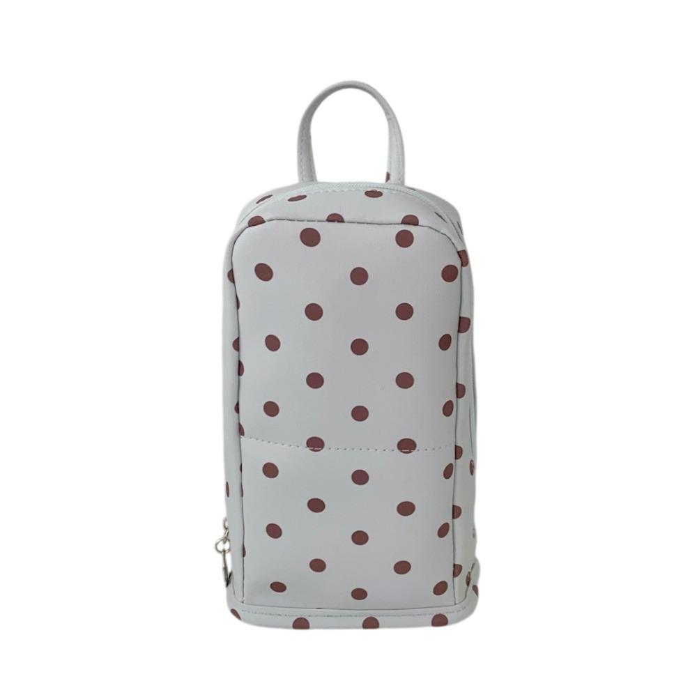 Large Capacity Stand Up Toiletry Bag Zipper Closure Makeup Pouch Toothbrush Storage