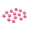 5pcs/Lots Colored Acrylic Enamel Flower Shaped Beads Spacer Loose Beads for DIY Necklace Bracelet Jewelry Making Findings