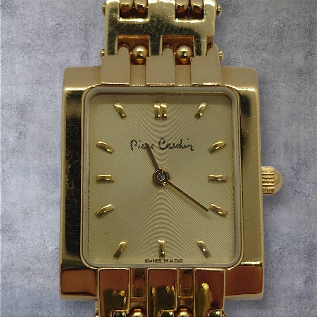 Used Pierre Cardin Watch Gold Rectangular Ladies
