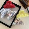 Sweet Bowknot Hair Claw Clips Large Hair Gripper Nonslip Elegant Hair Accessory for Women Lady Girls Thin Thick Hair