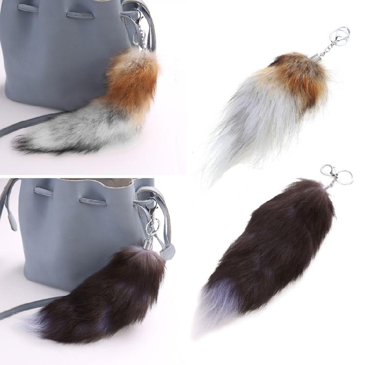 Foxtail Unisex Keyrings Alloy Material Handbag Decoration Unique Key Pendant