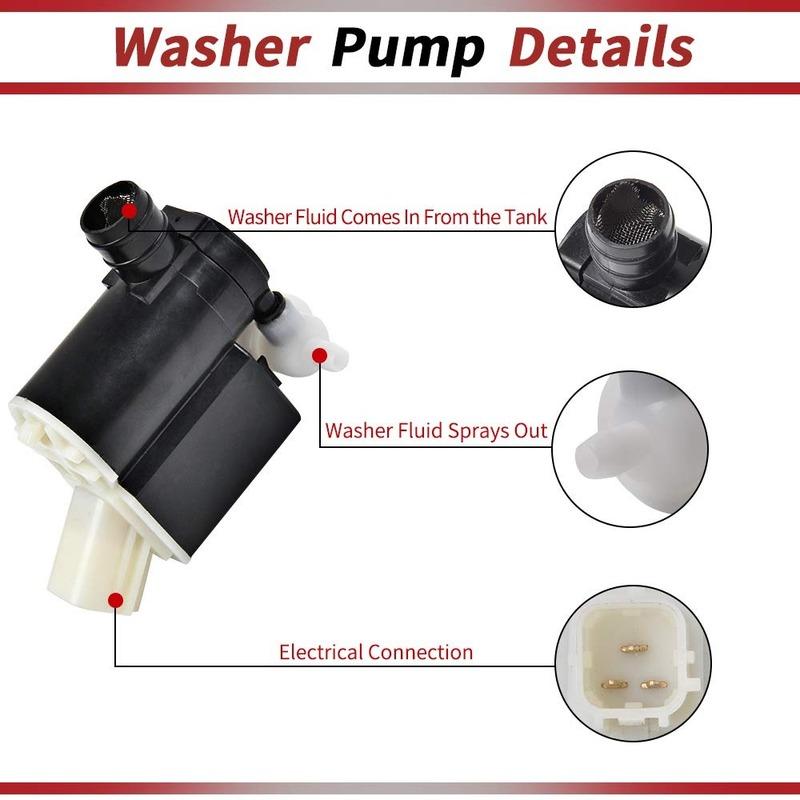 Windshield Washer Pump for KIA For HYUNDAI 985102L100 985102V100 9851025100 98510-2V100 98510-1H100 Car Parts