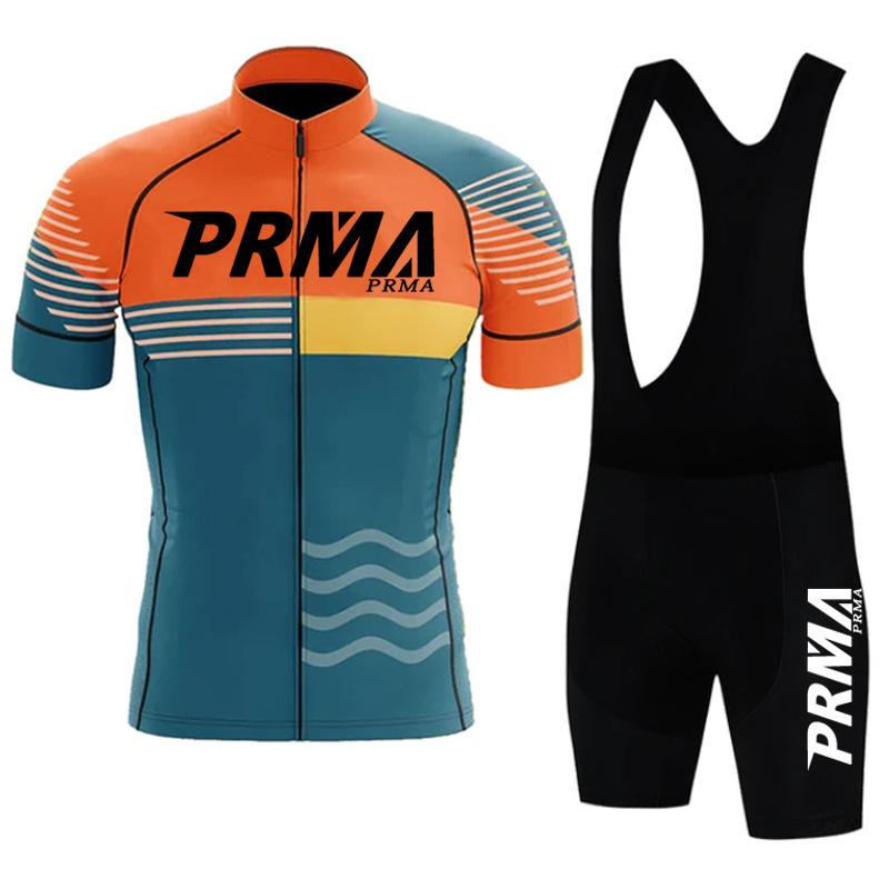 Summer Cycling Jersey, Short-sleeve Set, Men's Overalls, Road Cycling Race Uniform