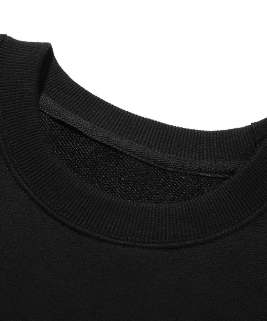 Peideu Pd Manuscript Crop Sweatshirt - Black