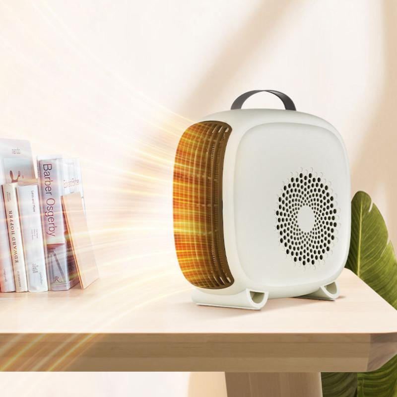 2000W High Power Electric Heater Household Desktop Fast Heating Warm Air Blower Bedroom Small Portable Heating Machine